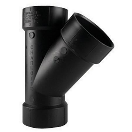 Charlotte Pipe And Foundry ABS006000800HA 2 x 2 x 2 in. Pipe Wye 44020